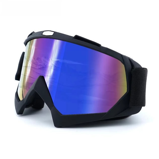 Lightweight Single-Lens Ski Goggles UV400 Snow Glasses with Excellent Cost-Effective Protection-for Motorcycles