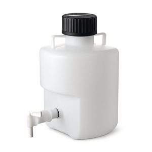 Bouteille d'aspiration de laboratoire avec robinet de coupe 5L-25L en PEHD PP, résistante aux acides et aux alcalis, pour stockage de produits chimiques (type carboy) - Product Image 2