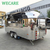WECARE Chariot de rue personnalisé pour thé, café, churros, tacos, pizzas, kebabs, poulet rôti, remorques alimentaires entièrement équipées