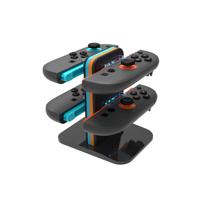 HBS-2858 Charging Dock for Switch 2 for Switch 2 Square Stand Left Right Controllers Charger Base