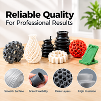 Filament d'imprimante 3D TPU95A, souple et flexible, tolérance de ±0,02 mm, résistant à l'usure pour l'impression 3D FDM, pièces fonctionnelles flexibles