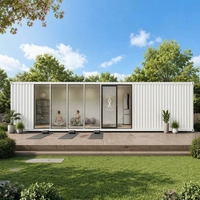 Maisons conteneurs extérieures personnalisées, studios de yoga en conteneurs, conteneurs de 40 pieds
