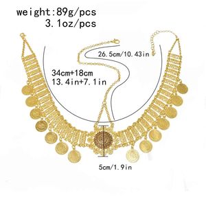 الهندي الذهب الفضة معدن عملة شرابة رئيس سلاسل كريستال أكاليل من الزهور للنساء بوهو الزفاف حزب إكسسوارات الشعر - Product Image 6