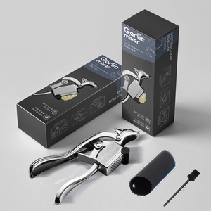 Presse-ail manuel en acier inoxydable, hachoir et éplucheur d'ail, ustensile de <span class=keywords><strong>cuisine</strong></span> - Product Image 3