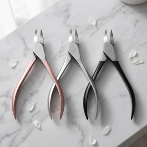 Alicates para Cutículas al por Mayor para Uñas Encarnadas - Acero Inoxidable Plateado/Negro/Oro Rosa - Product Image 2