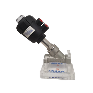 Thép không gỉ 304 đôi diễn xuất không khí khí nén góc Van điều khiển không khí góc van ghế - Product Image 2