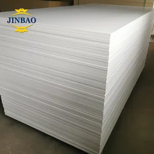 JINBAO 인테리어 형태 4*8 옥외 만들기 벽 대리석 벽 화이트 커스텀 디스플레이 플라스틱 폼 보드 PVC 외환 시트