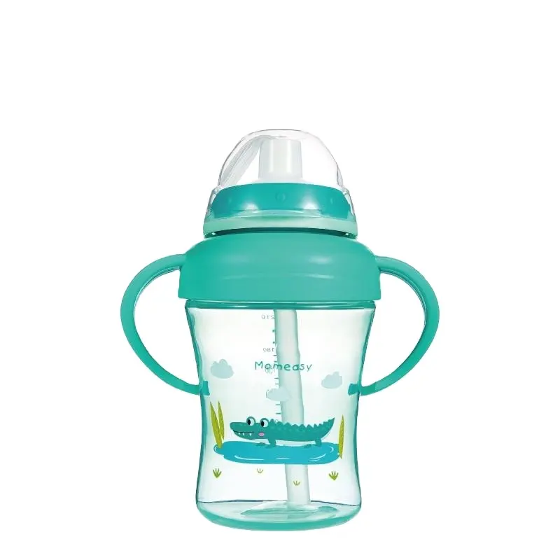 BPA Free เป็นมิตรกับสิ่งแวดล้อม360เด็ก Leaning เครื่องดื่มขวดน้ำ PP ทารกดื่มถ้วย