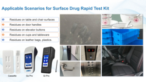 Prueba de detección de residuos superficiales 5 en 1 para sustancias adictivas comunes en el lugar de trabajo - Product Image 5