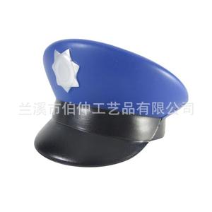 Pelota Antiestrés de PU con Forma de Gorra de Policía Azul, con Logotipo Personalizado para Promoción, Juguete Casual para Adultos - Product Image 2