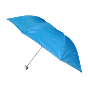 Parapluie de voyage manuel argenté en promotion, impression de logo, 7 ou 8 baleines, pliable anti-UV, pour vente en gros en usine AD - Product Image 5