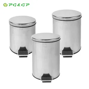 SONGMICS Kitchen Trash Garbage Can, Pedal Rubbish Bin 13.2 Gallons BR