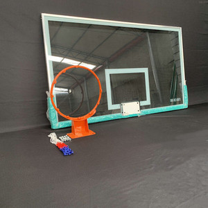 แผ่นหลังแป้นบาสเก็ตบอลอะคริลิคกระจกนิรภัยมาตรฐาน FIBA สำหรับฝึกซ้อมกลางแจ้งระดับมืออาชีพ สำหรับผู้ใหญ่ - Product Image 6