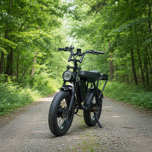 Bicicleta Eléctrica de Doble Motor de 60V 30Ah, 2000W, 7 Velocidades, 30 mph, Batería de Litio, Neumáticos Gruesos de 20*4 Pulgadas - Product Image 1
