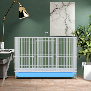 Evcil hayvan sahipleri için istiflenebilir büyük mor lüks kapalı bıldırcın kanarya papağan evi - Product Image 2