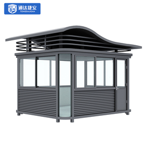 Boîte <span class=keywords><strong>de</strong></span> garde à toit plat pour maison <span class=keywords><strong>de</strong></span> garde <span class=keywords><strong>de</strong></span> sécurité publique isolée maison mobile cabine portable cabine <span class=keywords><strong>de</strong></span> sécurité cabine <span class=keywords><strong>de</strong></span> garde <span class=keywords><strong>de</strong></span> sécurité - Product Image 2