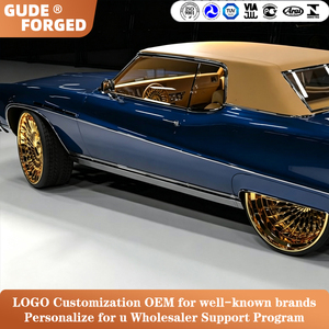 Cerchi in Lega Forgiati di Lusso GUDE Multi-Raggio, 17, 18, 19, 20, 21, <span class=keywords><strong>22</strong></span>, 23, 24 Pollici, Adatti per Impala, Cadillac, Lincoln, Buick - Product Image 3