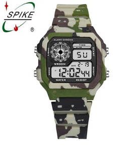 <span class=keywords><strong>G</strong></span> นาฬิกากีฬาจอแสดงผล LED ดิจิตอลอำพรางสีหรือสีใดๆ - Product Image 3