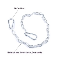 Ceinture de musculation en EVA robuste avec chaîne en acier pour tractions et dips, idéale pour la musculation en salle de sport commerciale, personnalisable avec logo.