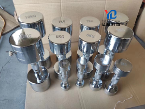 Ensemble d'haltères en acier de galvanoplastie d'alliage de gymnase de matériel YG-GA015 durable - Product Image 2