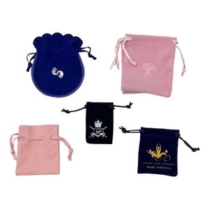 Bolsa de Terciopelo para Joyería, Bolsa de Regalo con Cordón, Bolsa de Terciopelo para Anillos, Collares y Pendientes, Venta al Por Mayor - Product Image 6