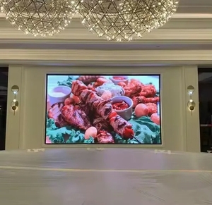 Écran LED couleur pleine résolution pour intérieur, 2m x 1,5m, P1.53, résolution 1920x1080, montage mural, cadre en aluminium, affiche numérique - Product Image 1