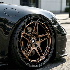 Jantes BZY forgées sur mesure 5x130 pour <span class=keywords><strong>Porsche</strong></span> 911 992 991 997 GT2 GT3 RS <span class=keywords><strong>Taycan</strong></span> 718 GT4 19 20 21 pouces, jantes en alliage bronze concaves - Product Image 1