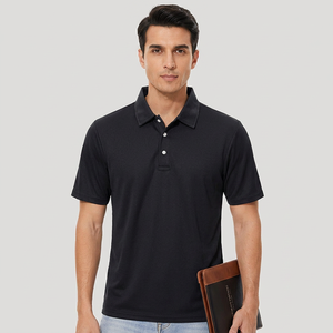 Polos pour hommes de haute qualité, confortables, à séchage rapide, en tissu canvas, motif uni - Approvisionnement direct d'usine, prix bas - Product Image 1