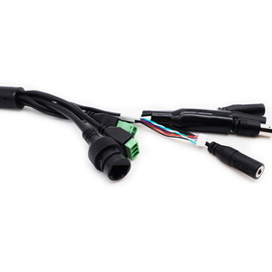 유연한 차폐 PVC 절연 순수 구리 도체 RJ45 맞춤형 CCTV 보안 카메라 모니터링 배선 하네스 220V 정격 - Product Image 4