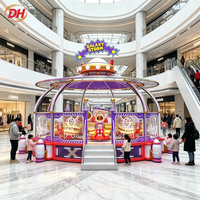 Manège à boules rotatives Galaxy Storm pour enfants, avec LED et structure en PRF, pour parcs d'attractions et fêtes foraines