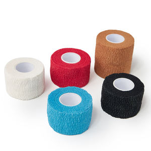 Bandage flexible cohésif Bandage cohésif en coton bande de sport Bandage élastique auto-adhésif de couleur mélangée - Product Image 5