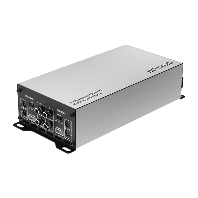 4 Channels Mini Size HC-100.4D Car Amplifier Class D Compact Cheap