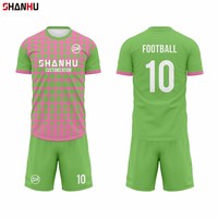 Yüksek Kalite Toptan Boş Özel Tasarım Unisex Spor Giyim Polyester Futbol Forması Düşük Minimum Sipariş Hızlı Gönderim