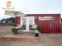 Casa Modular de Acero, Espacio de Vivienda Portátil con Comodidades Completas, Alojamiento Prefabricado para Hotel