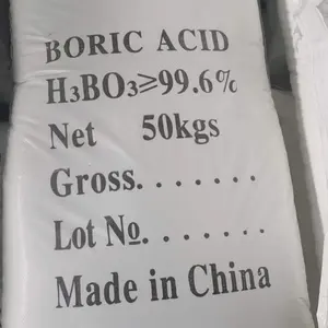 Hot Sale Industrial Tech Grade Content 99.9% Boric Acid China Supplier