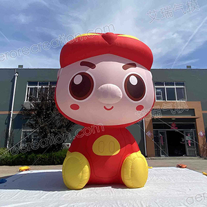 Personnage de dessin animé géant gonflable personnalisé Aero IP, mascotte professionnelle gonflable GG Bond, <span class=keywords><strong>Superman</strong></span> cochon - Product Image 5
