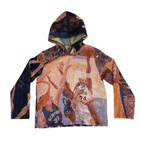 Pull à capuche ou tapisserie personnalisée, vêtements tissés Jacquard de haute qualité pour hommes, offre spéciale