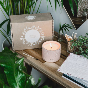 2022 Kit de fabrication de bougies en cire de soja à motif terrazzo à <span class=keywords><strong>faire</strong></span> <span class=keywords><strong>soi</strong></span>-même Coffret cadeau fait main pour lui et elle pour la maison ou les occasions de Noël - Product Image 6