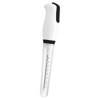 Mélangeur à Immersion Électrique en Acier Inoxydable Portable Mélangeur de Boissons Mousseur à Lait Usage Domestique Mini Fouet à Café en Plastique