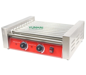 Mesin Pemanggang <span class=keywords><strong>Hot</strong></span> <span class=keywords><strong>Dog</strong></span> Listrik Komersial 2026 dari Baja Anti Karat dengan Roller untuk Hotel, Toko Makanan, Restoran, dan Penggunaan Rumah Tangga, Motor Baru - Product Image 6