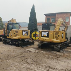 Used CAT 307.5 Mini Excavator Japan Origin 7.5-8.1t Weight & 10rpm <b>Swing</b> Speed for Municipal Engineering & Landscaping - Product Image 1