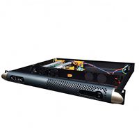 Amplificateur numérique portable stable de classe D PFX Professional AUDIO M350-2 1U 2 canaux 350W, haut-parleurs 8 ohms 4 ohms, boîtier métallique