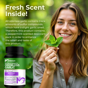 Biokom toptan 100 vejetaryen kapsüller takviyesi 5000Mg gücü kokusuz sarımsak kapsüller bağışıklık desteği ve kalp sağlığı - Product Image 3