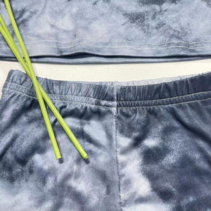 Conjuntos de Ropa Elástica Tie-Dye para Padres e Hijos, Verano 2022, Cuello Redondo, Traje para Bebé Niño, Conjuntos Infantiles - Product Image 4