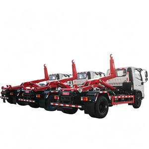 Camion benne hydraulique Foton à grue de type crochet, camion de ramassage de déchets robuste de 20 tonnes avec système de levage par crochet - Product Image 1