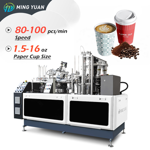 100 PCS/min hoàn toàn tự động cốc giấy làm cho máy 1.5-16oz tốc độ cao cốc cà phê máy dùng một lần Cốc Giấy Giá máy - Product Image 1