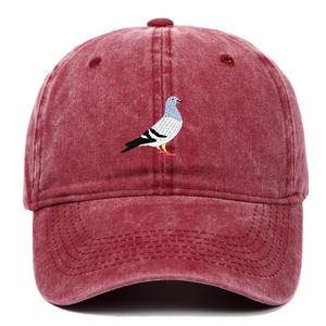 หมวกเบสบอลปักลายนกพิราบกันน้ำแบบนิ่มสำหรับผู้ชายและผู้หญิง - สไตล์ทันสมัย เหมาะสำหรับทุกฤดู ป้องกันแสงแดด - Product Image 5