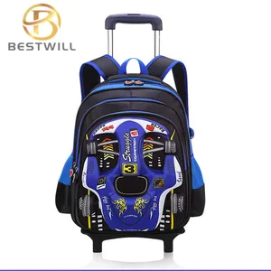 2021 Bestwill الجملة سحب الاطفال bookbags حقيبة مدرسية عربة حقائب مدرسية للأطفال