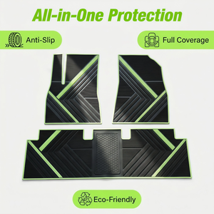 Tapis de sol de qualité supérieure pour <span class=keywords><strong>Tesla</strong></span> <span class=keywords><strong>Model</strong></span> 3 2023 2026, imperméables, antidérapants, fluorescents, en latex, pour toutes les saisons - Product Image 2