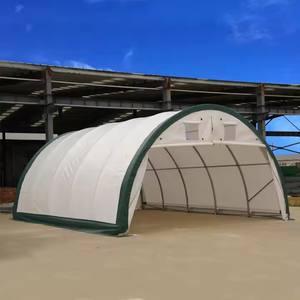 Tente de stockage industrielle pour entrepôt, toit rond, tente d'entreposage temporaire, taille 206012R - Product Image 5